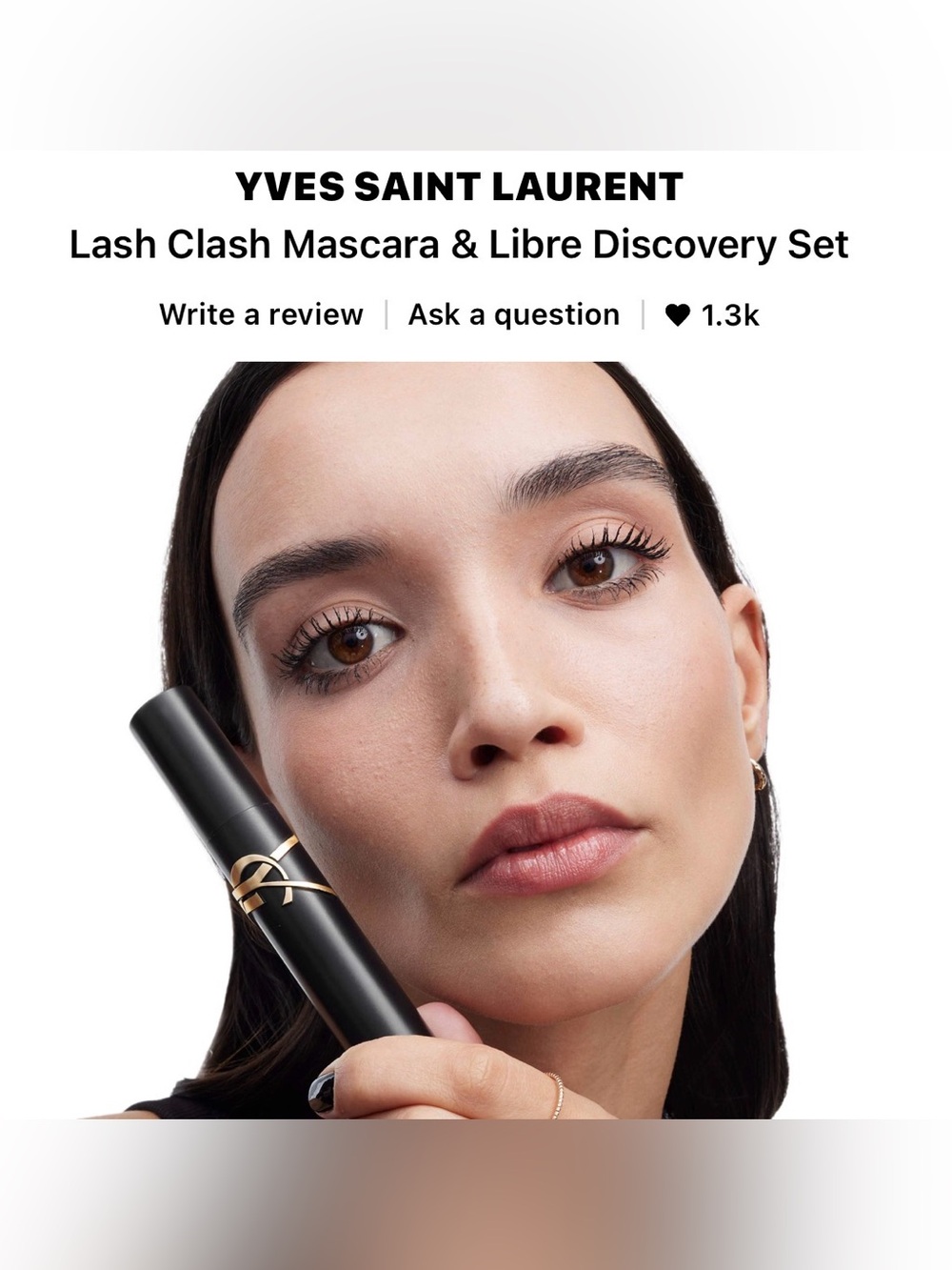 Yves Saint Laurent Lash Clash Mascara in Black with Gold Accent